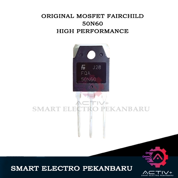 ORIGINAL FAIRCHILD 50N60 MOSFET FQA 50N60 MOSFET (1 BUAH) BODY BESAR 50N60 BIG 50A 600V FET 50 n 60 