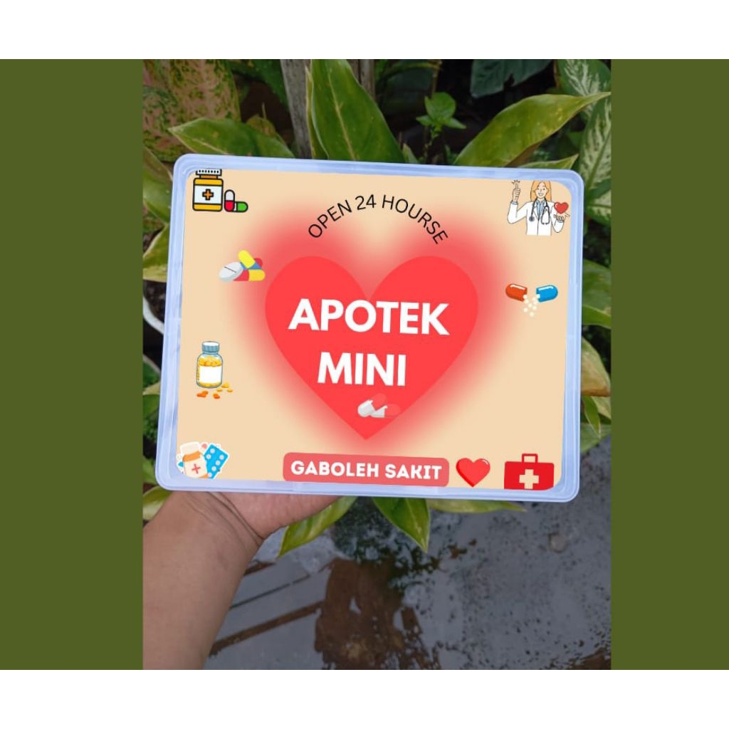 

Apotek Mini Costem Box 6 Skat Dan Sticker saja Bisa Costem Pakai Poto