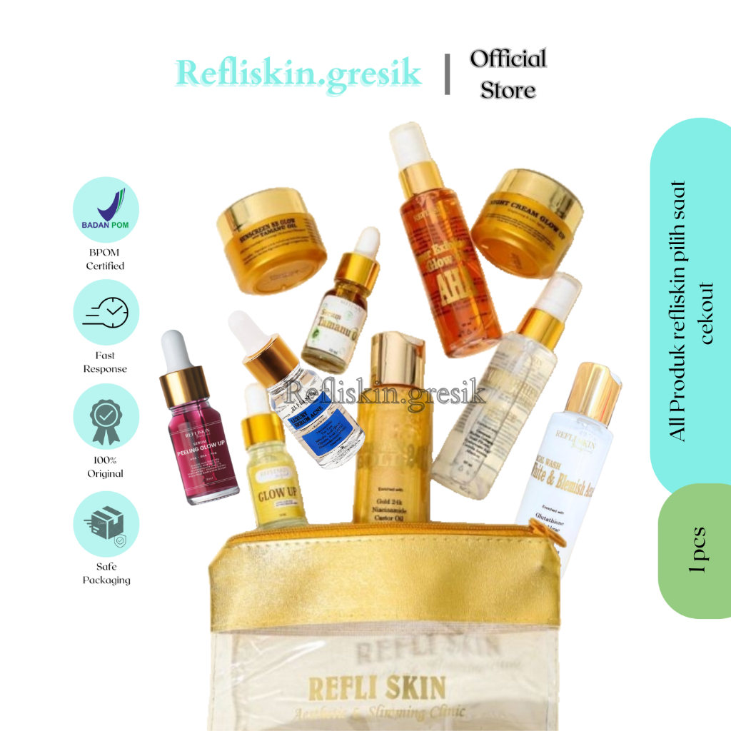 Refliskin Night Glow up/ bb glow / Serum Glow up /Diamond glow/ Night luxury