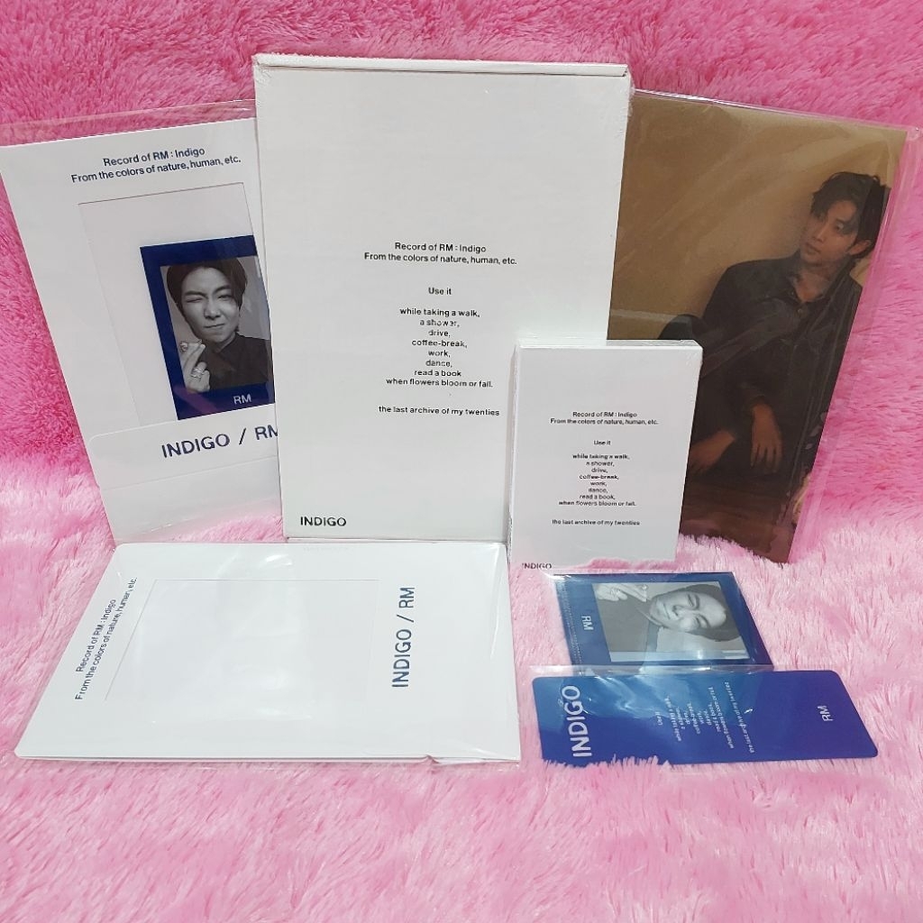 (baca deskripsi dulu) READY ALBUM RM BTS INDIGO SEALED + POB OFFICIAL WEVERSE KTOWN4U ALBUM SOLO NAM