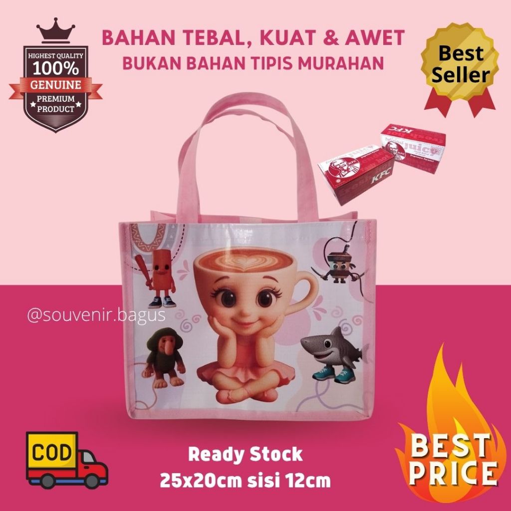 

Tas Souvenir Ulang Tahun Ballerina Cappucina Ultah anak balerina kapucina