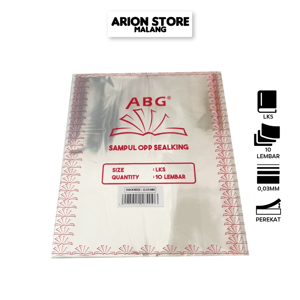 

[Isi 10pcs] Sampul Buku LKS ABG 0,03mm