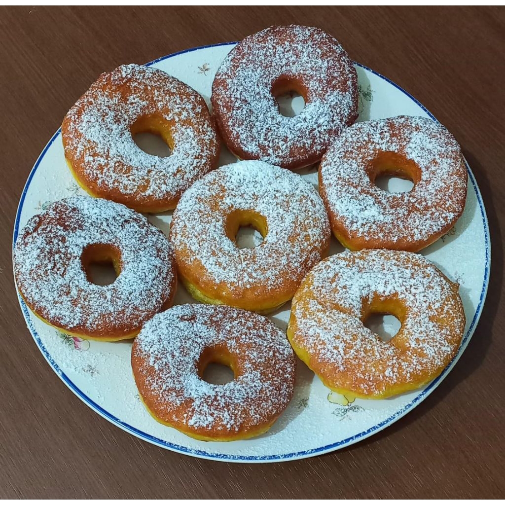 

DONAT PUMPKIN HOMEMADE DONAT LABU KUNING HOMEMADE DIAMETER 9CM DONAT JADUL HOMEMADE DIAMETER 9CM