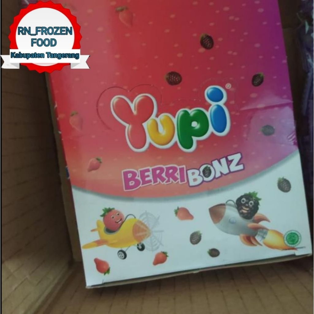 

YUPI BERRI BONZ PERMEN LENTUR | 1 BOX ISI 24's
