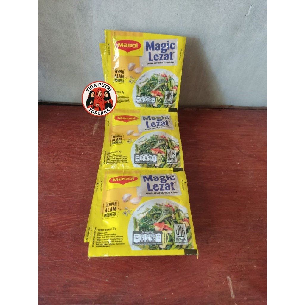 

Magic Lezat 7g 12pcs | Bumbu Penyedap Masakan Praktis Sachet Ekonomis