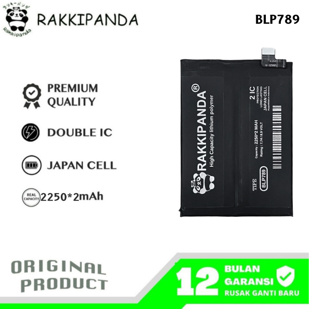 RakkiPanda - BLP789 Reno 4 5G Batre Batrai Baterai