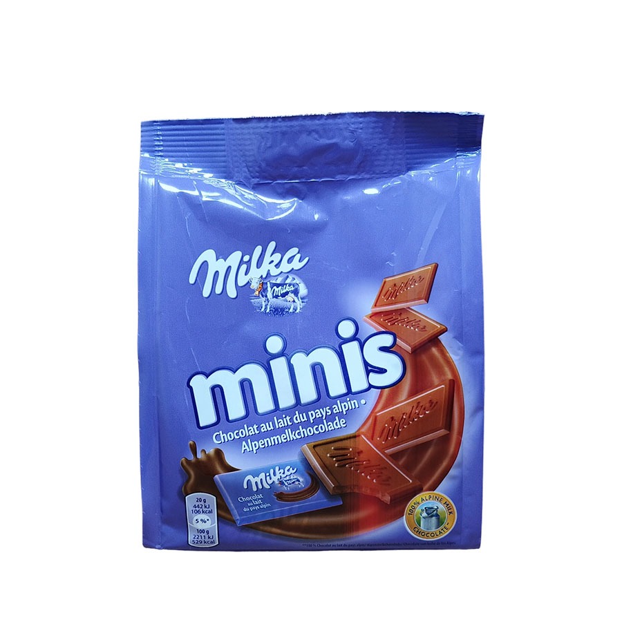 

MILKA 20 MINI TABLETJES MELK 200 G