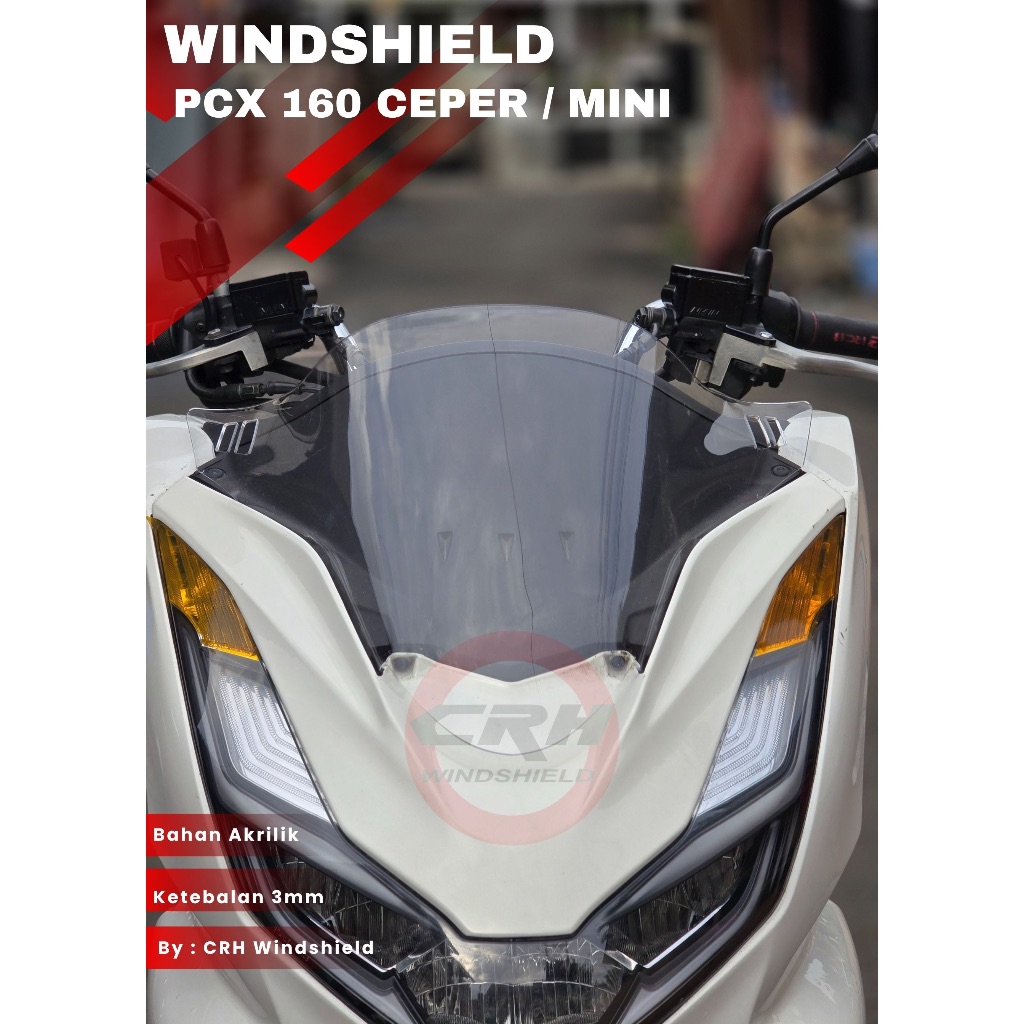 Windshield Honda PCX 160 old | visor Honda PCX | visor PCX 160 | Visor PCX 160 Ceper