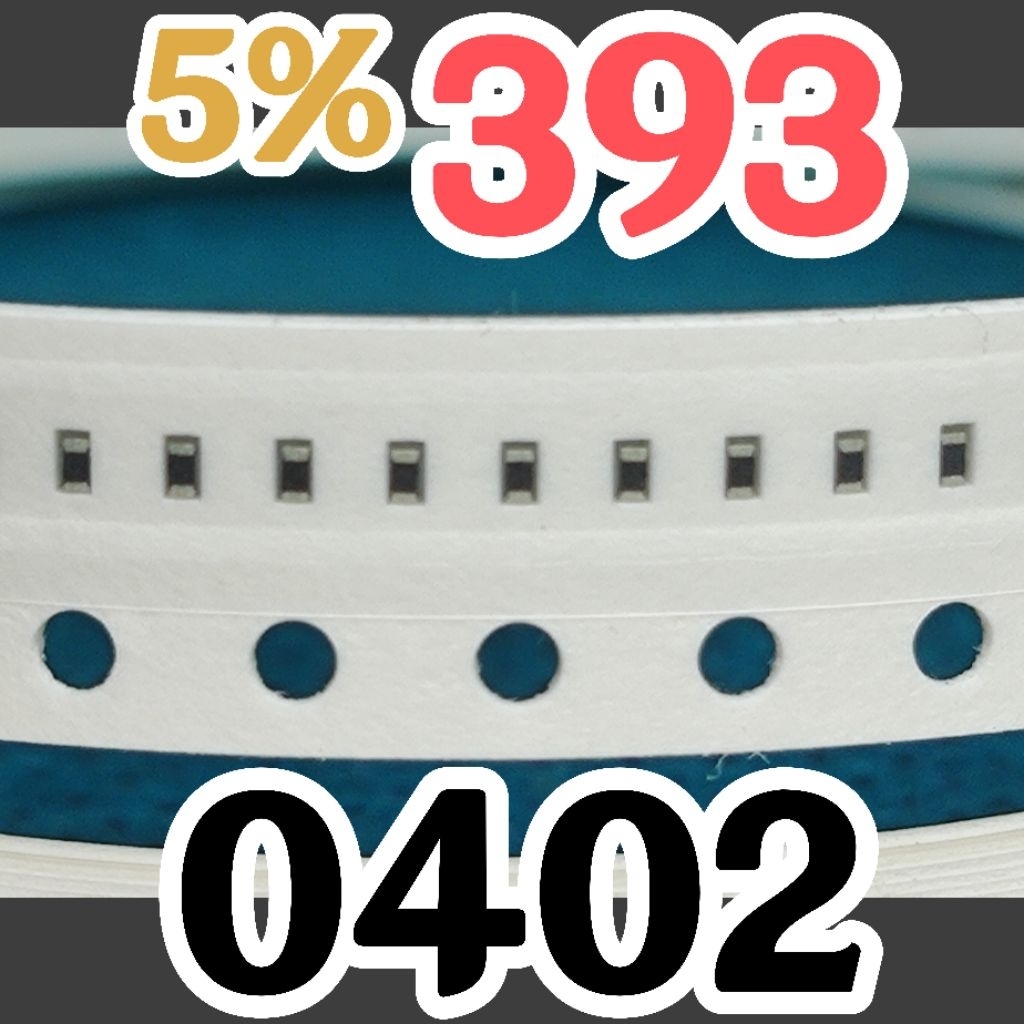 10pcs Chip resistor smd 393 5% size 0402 1005 39Kohm 39 Kohm 39K ohm