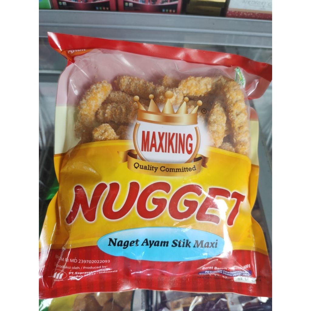 

Khusus Instan , Maxiking Chicken Nugget Stick 500g