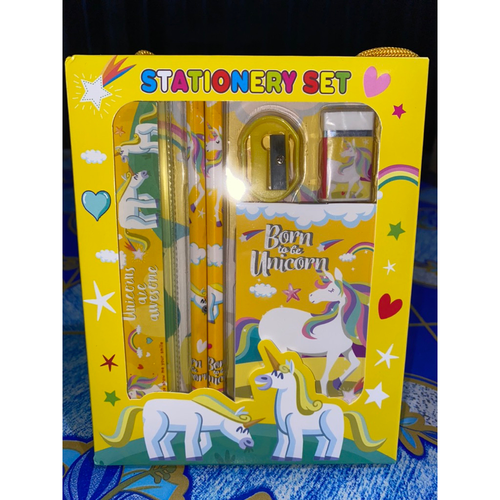 SET PERLENGKAPAN ALAT TULIS PENSIL,,,bisa buat kado atau souvenir ultah,,