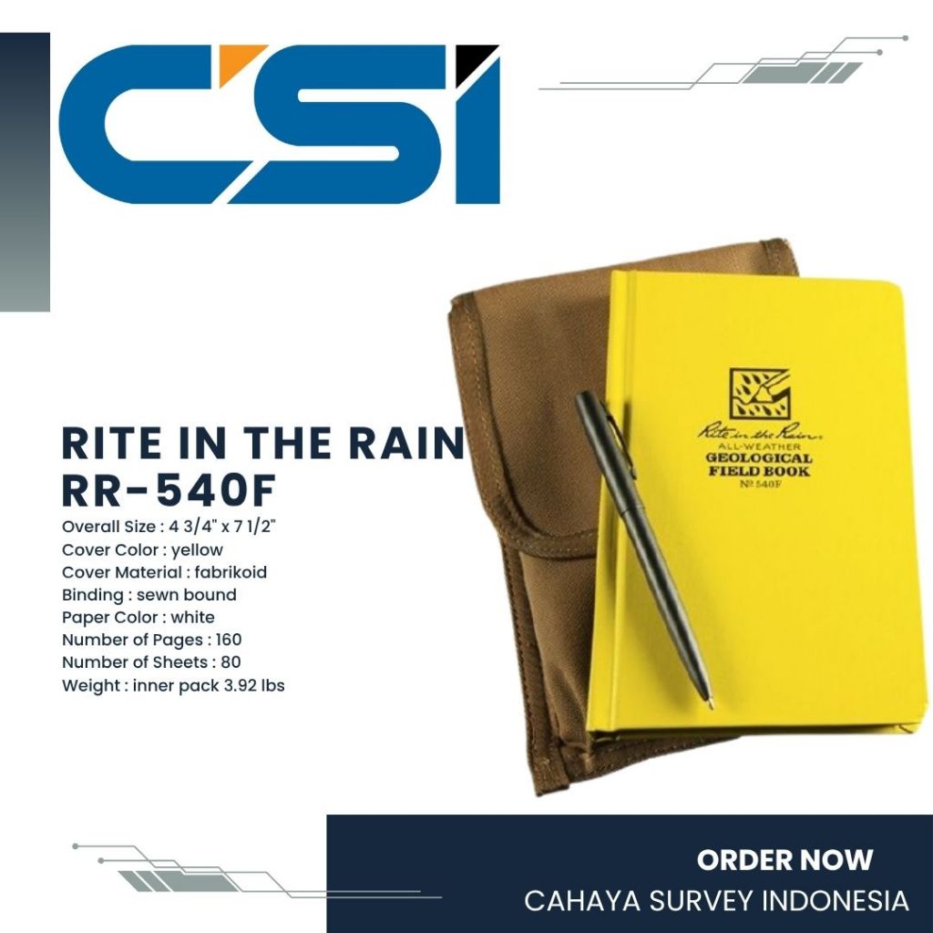 

RITE IN THE RAIN RR-540F BOOK WATERPROOF