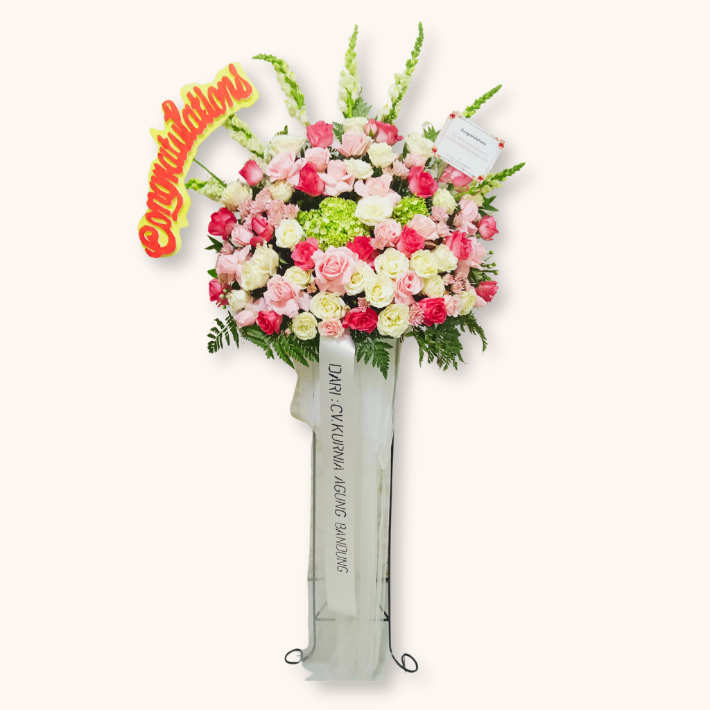 Standing Flower Congratulation/ Standing Flower/ Standing Flower Selamat dan Sukses/ Standing Flower