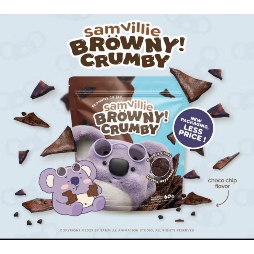 

Samvillie brownie crumby chocolate / cheese