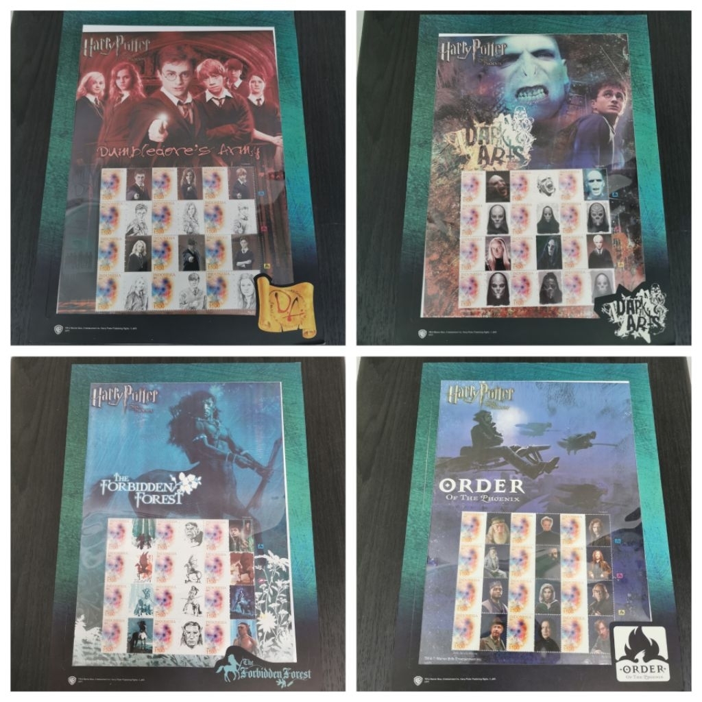 

Perangko Harry Potter Set 4 PC Kemasan Album