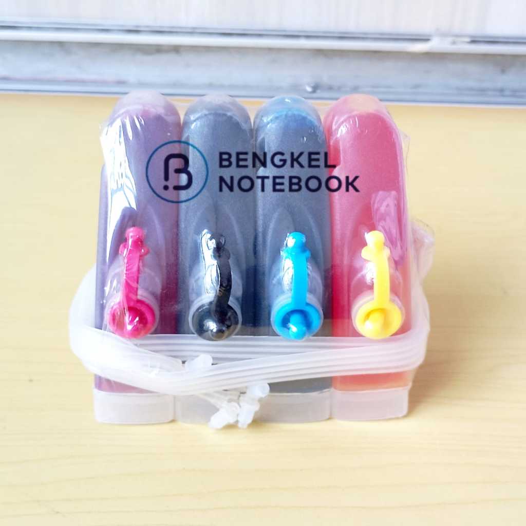 Tabung Plus Tinta 60ml Modif Infus Printer Canon  IP2770 E400 E410 E3170 E3370