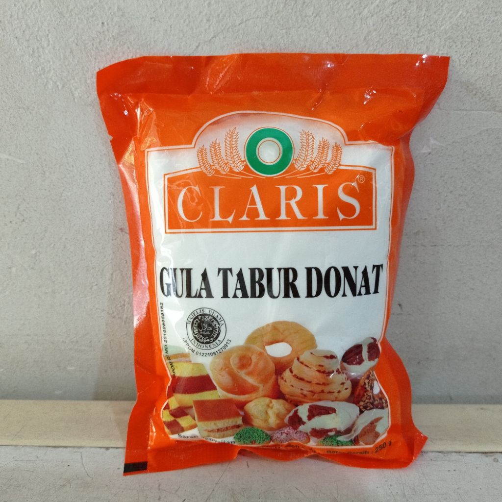 

Claris gula donat 250 gram | Gula tabur donat | Gula dingin | Gula halus donat