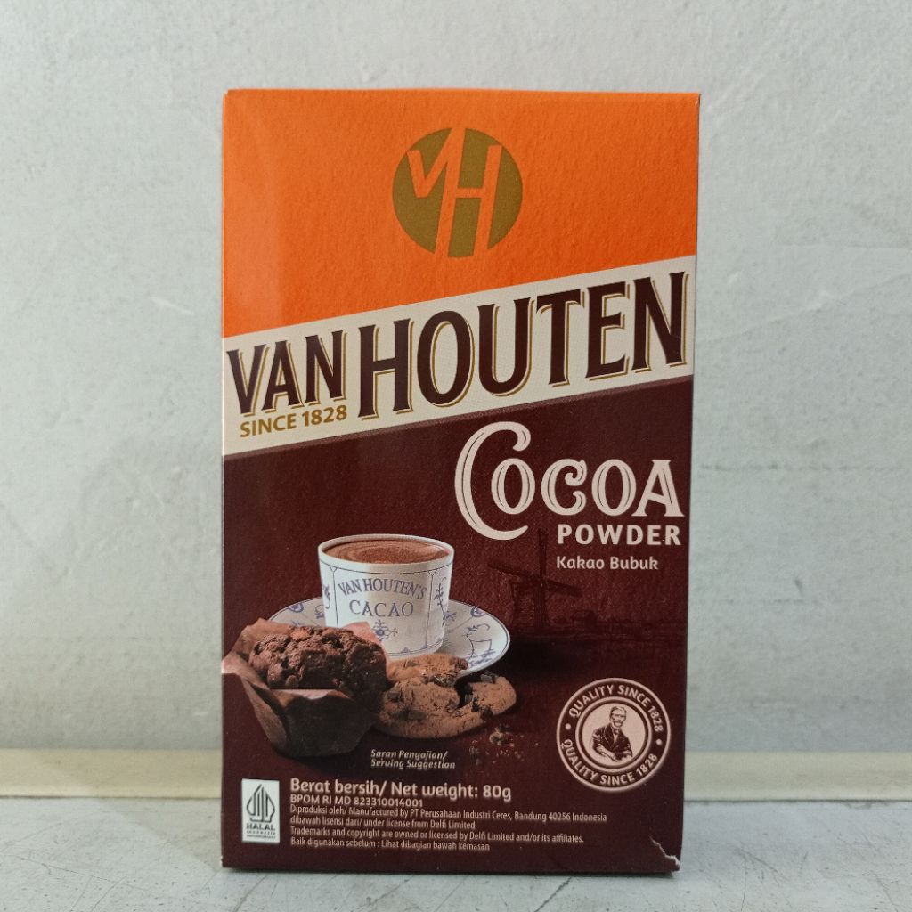

Van houten cocoa powder 80 gram | coklat bubuk van houten | van houten cocoa powder | cokelat bubuk