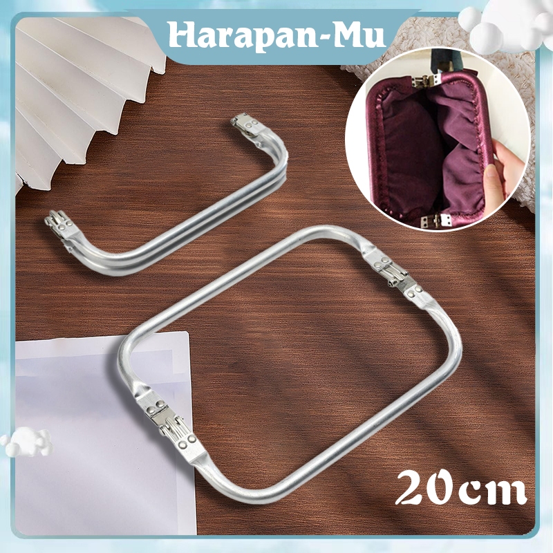 Behel Tas Rajut 20 Cm / Diy Aksesoris Tas Rajut / Frame Behel Tas Rajut