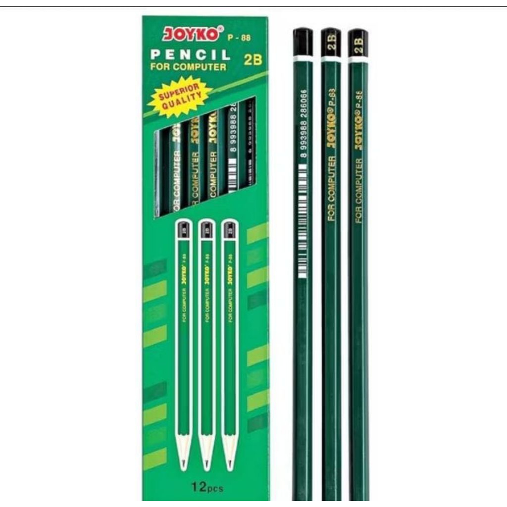 

Pensil joyko 2b 1 pack isi 12 pcs