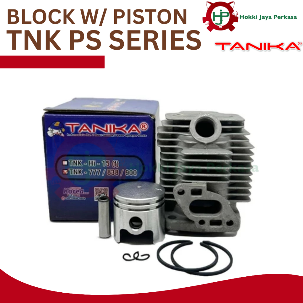Tanika Complete Cylinder and Piston Set TNK - PS series (Power Sprayer tnk 777, tnk 838, tnk 900) Or