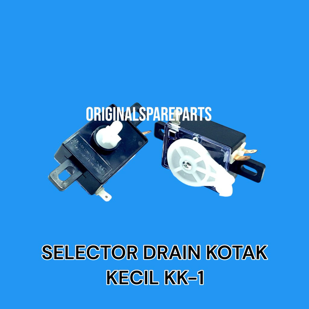 SWITCH PEMBUANGAN MESIN CUCI KOTAK KECIL / SAKLAR PEMBUANGAN MESIN CUCI KECIL / SELEKTOR / SELECTOR 