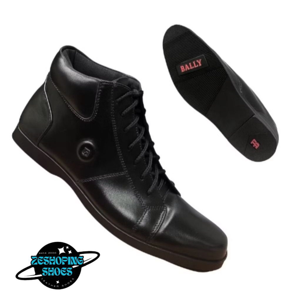 Sepatu Pantofel Kulit Pria | Sepatu Kantor | Sepatu boots | Sepatu Kerja | Boot Bally | Casual Bally