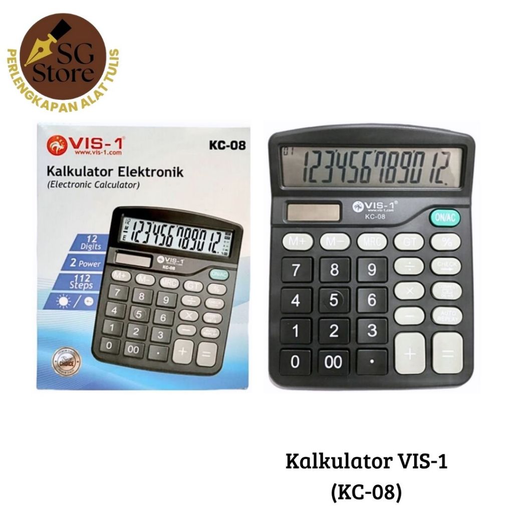 

Kalkulator 12 Digits kode KC-08