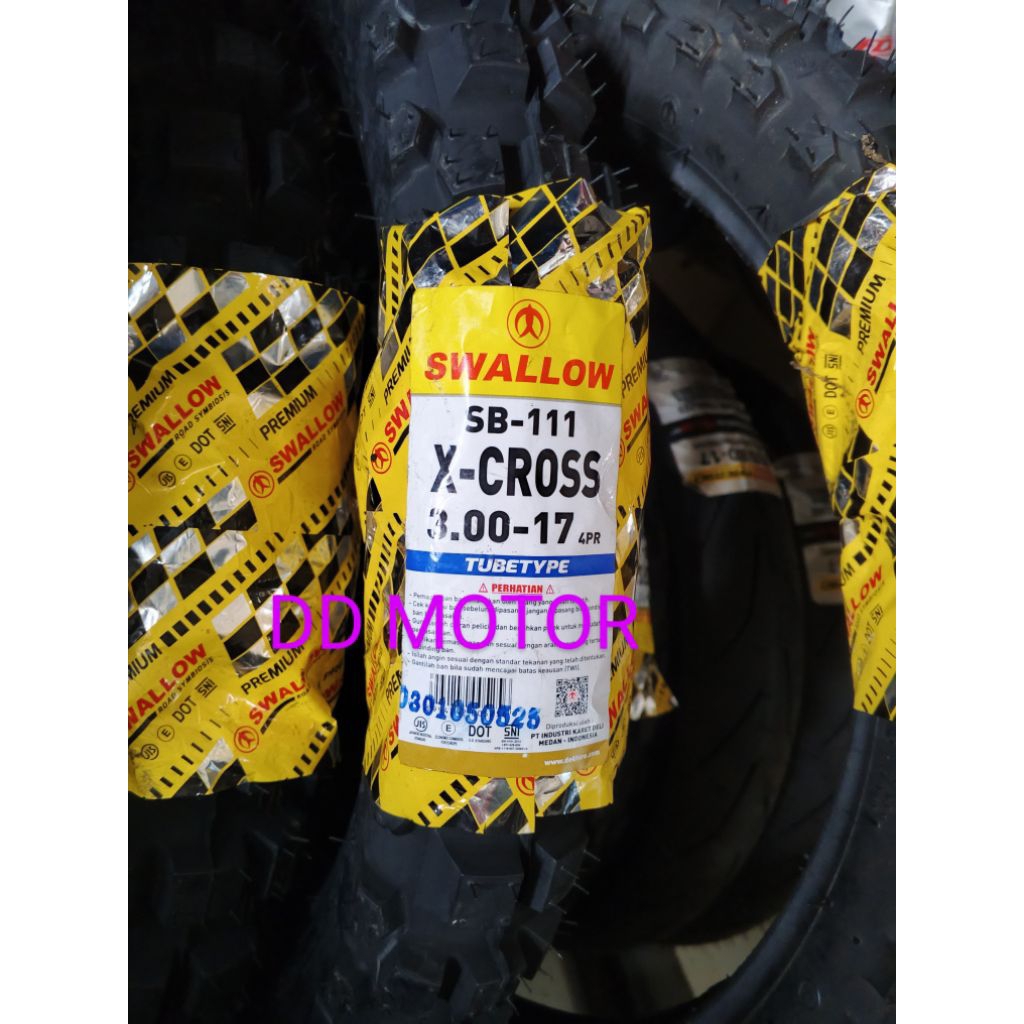 BAN LUAR 300-17 X-CROSS SWALLOW ORIGINAL