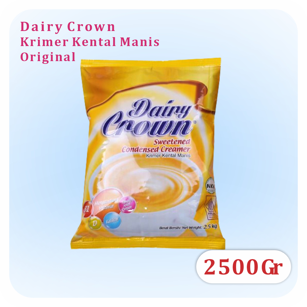 

Dairy Crown Pouch Krimer Kental Manis 2,5 kg