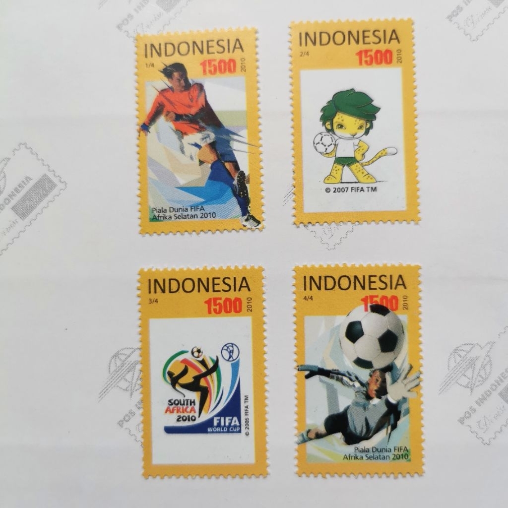 

Perangko Piala Dunia 2010