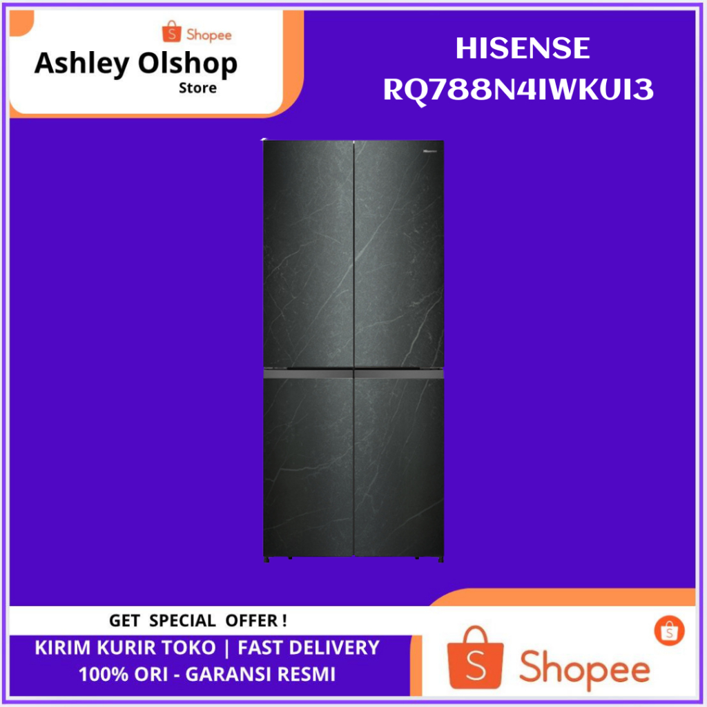 Kulkas 4 Pintu Hisense RQ788N4IWKUI3 Inverter Pro Hisense Multi Door RQ788