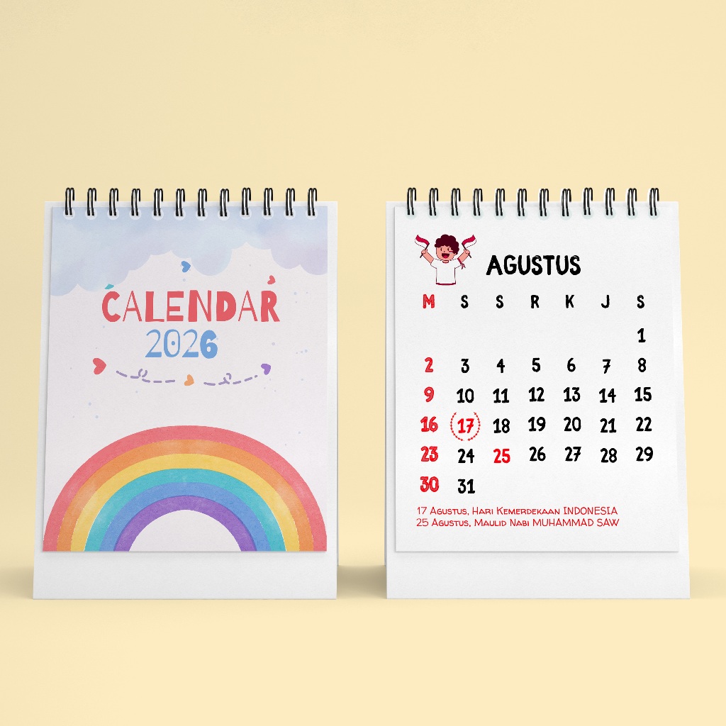 

Kalender 2025 Mini Terbaru Tahun | Kalender Meja Mini 2025 | Kalender Meja Aesthetic