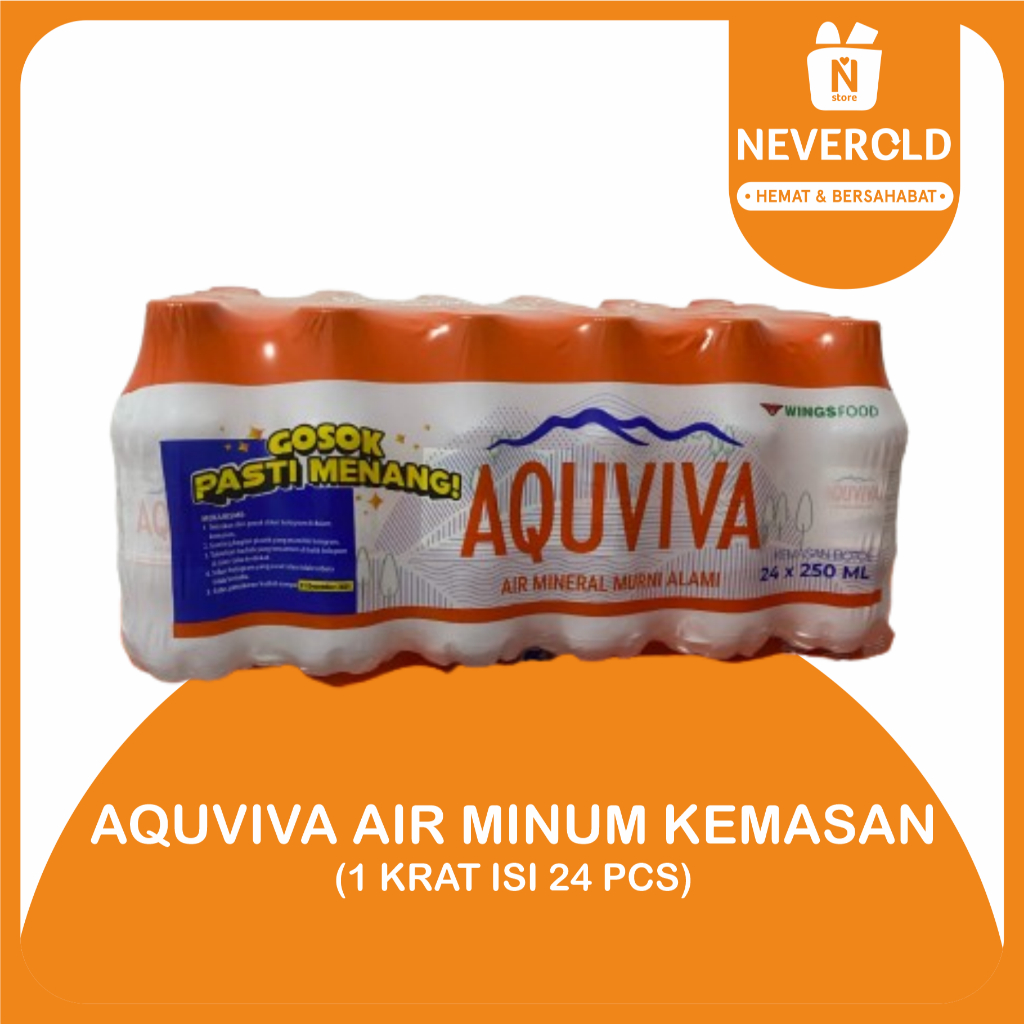 

AQUVIVA AIR MINUM KEMASAN ISI 24 BOTOL @250ML
