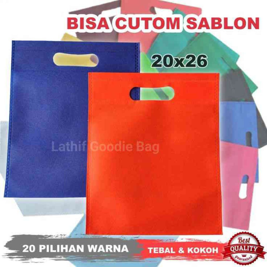 

(Harga per PCS) Tas Oval Goodie bag | Spunbond 20x26 GSM65