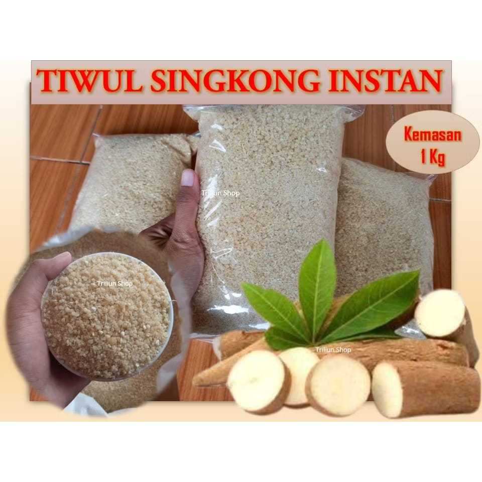 

Beras Oyek Singkong Organik Tiwul Oyek Instan Tanpa bahan pengawet