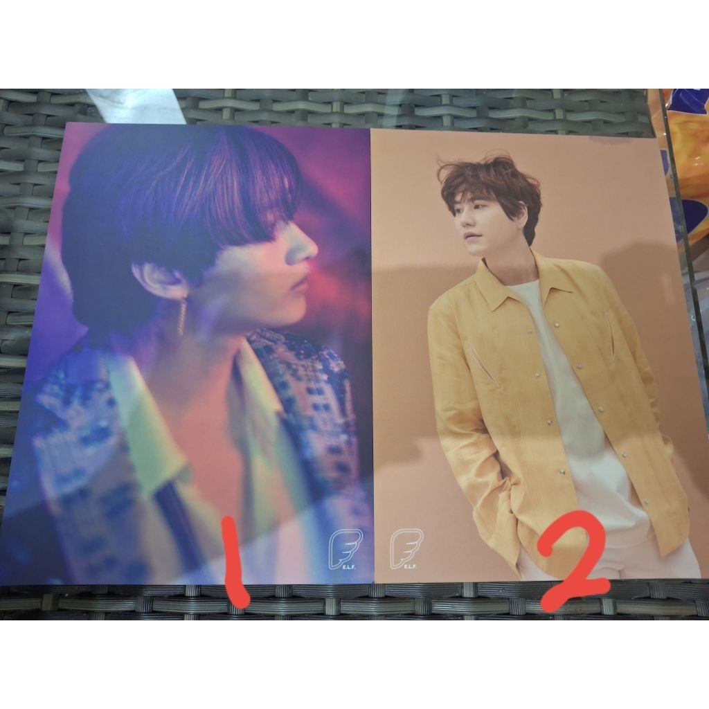 Mini Poster Kyuhyun Eunhyuk Super Junior ELF ACE Kit