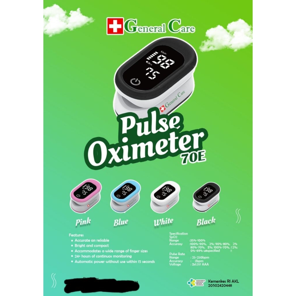 Finger Pulse Oximeter General Care