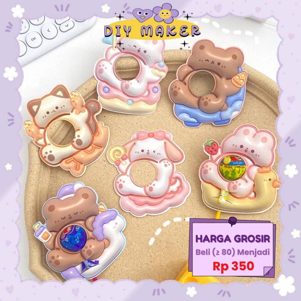 

DM Kertas Sampul Permen Kertas Permen / Sampul Permen Tempat Permen Lucu Greeting Card Lollipop ST23