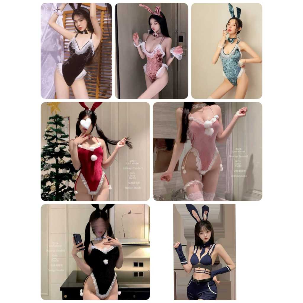 Baju Lingerie Cosplay Model Bunny / Kostum Kelinci