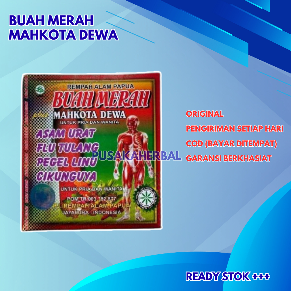 

Buah Merah Mahkota Dewa Serbuk 15 Sachet Original