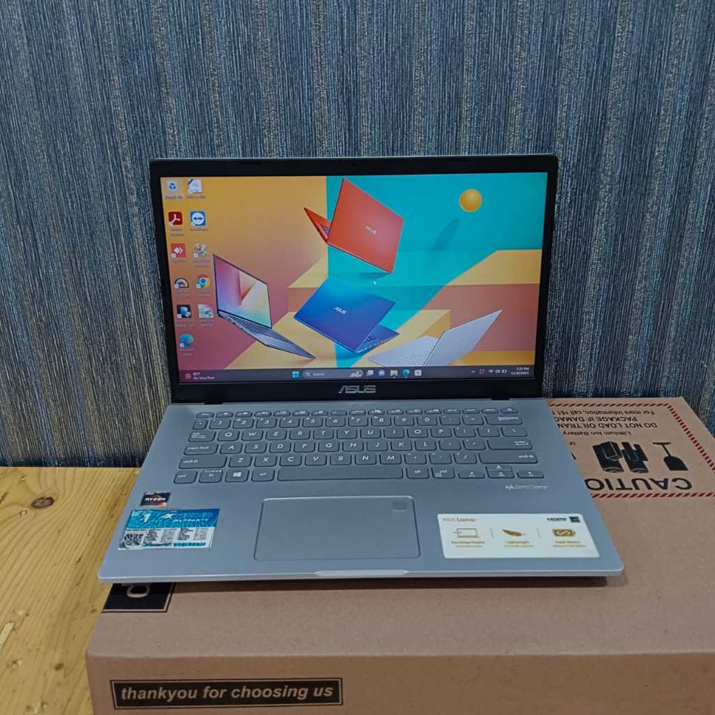 LAPTOP SECOND,Laptop Asus VivoBook X409DA, Amd Ryzen 3 - 3200U,Silver