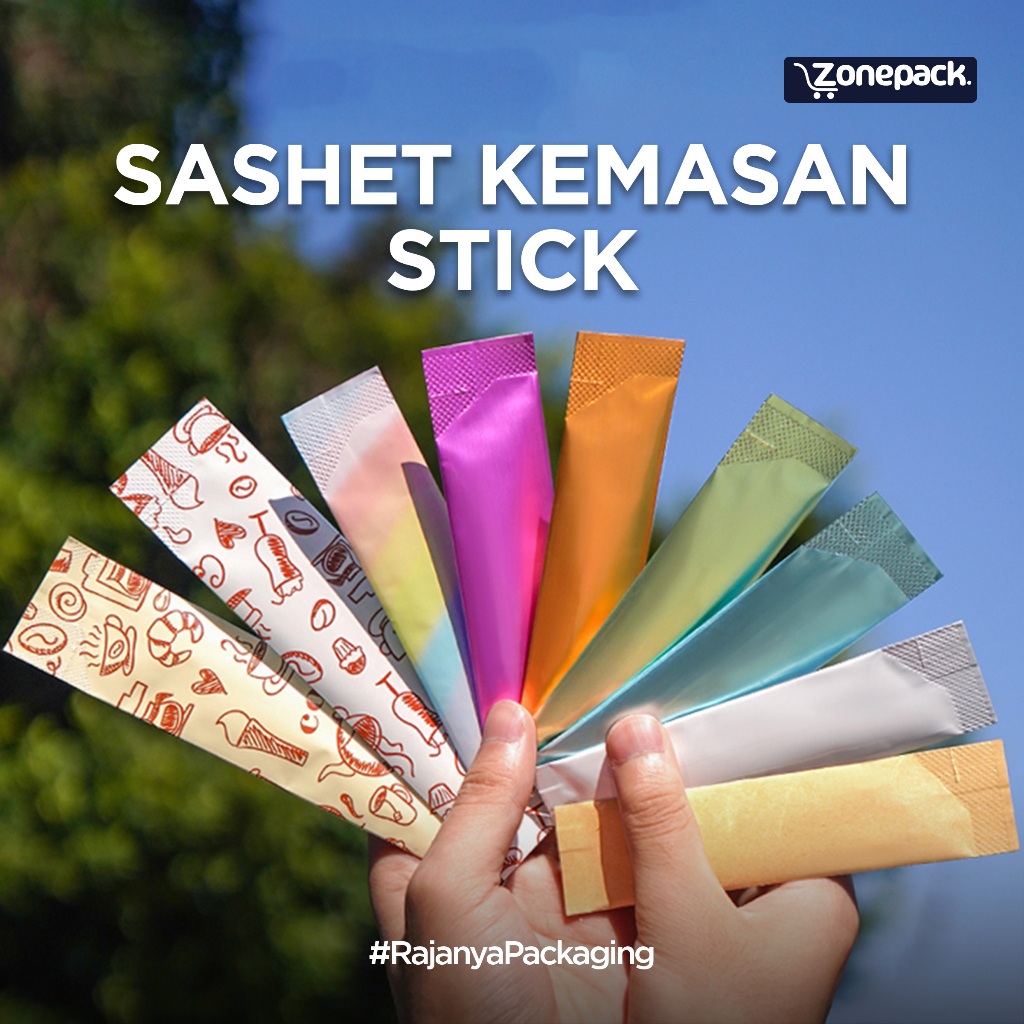 Kemasan Saset Sachet Stick | Sachet Kecil Bungkus Minuman Serbuk Collagen kopi Makanan| Kemasan Sach