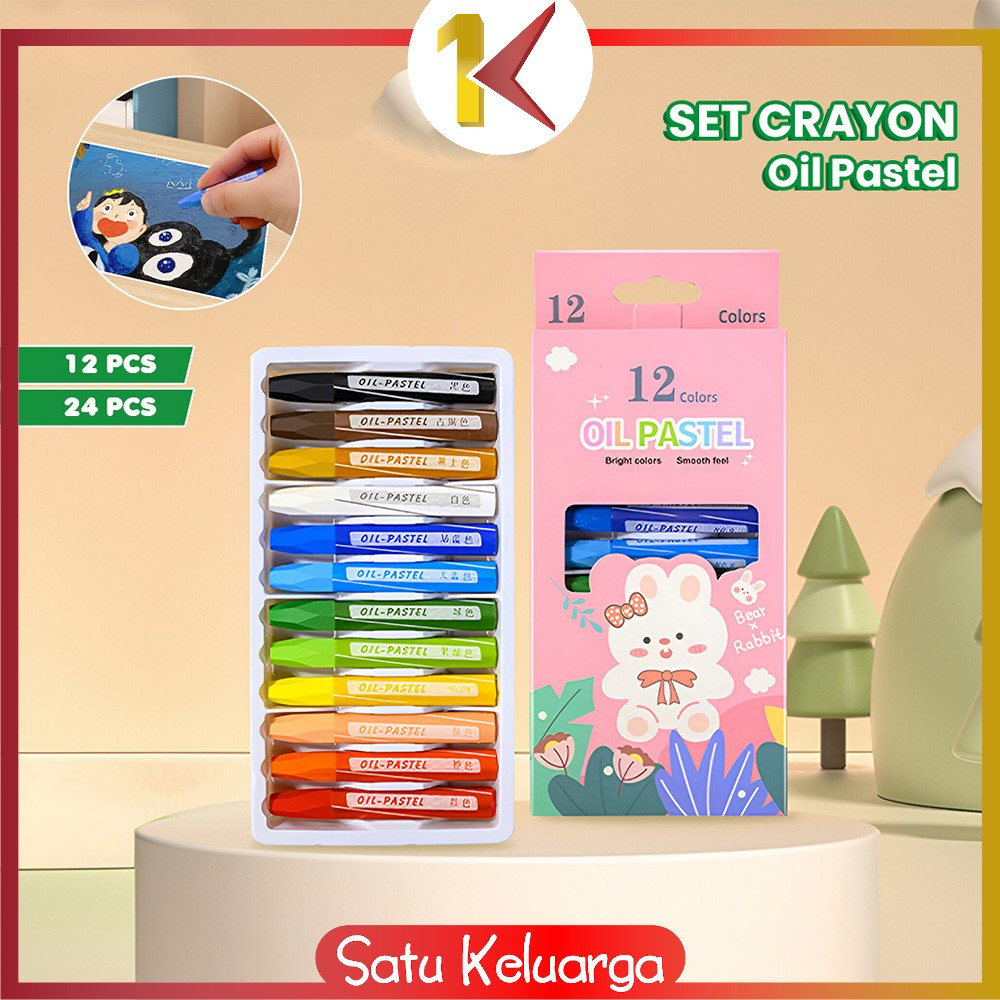 

EC SK-A99 Crayon Oil Pastel Isi 12 Warna Motif Kartun Perlengkapan Mewarnai Anak / Set Krayon Pigmentasi Tinggi Aman Untuk Anak