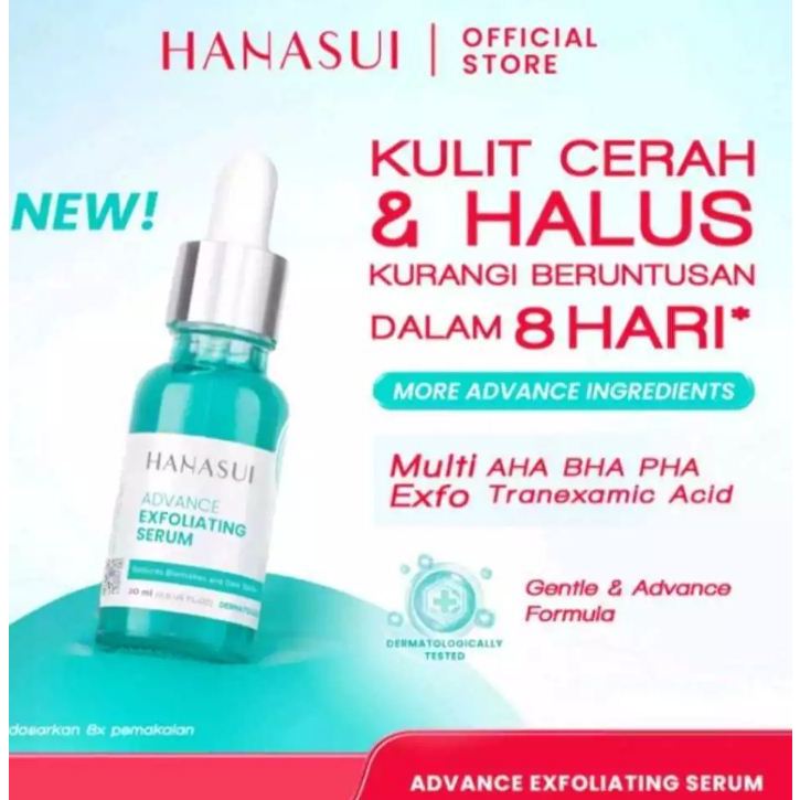 Hanasui Advance Exfoliating Serum / Serum Wajah / Exfoliating