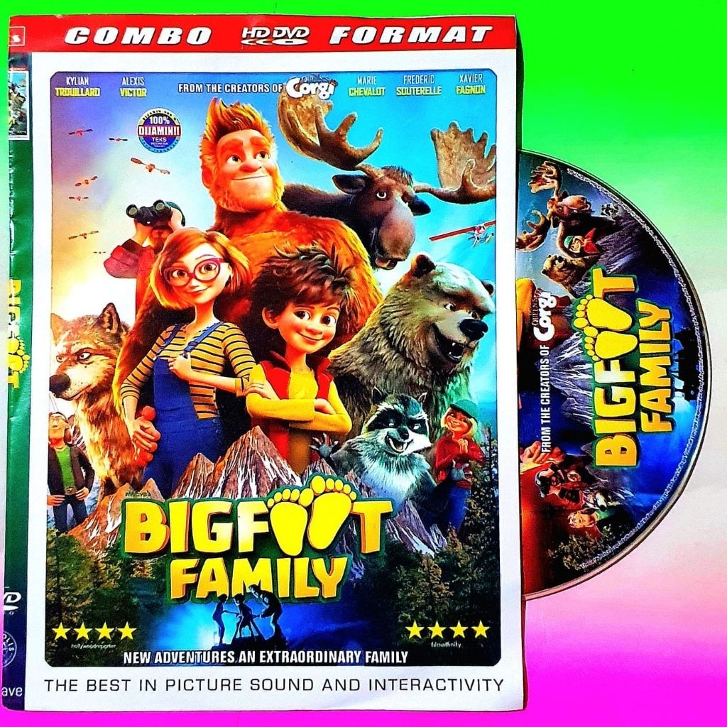 KASET FILEM BIGFOOT FAMILY - KASET DVD FILEM ANIMASI ANAK-ANAK
