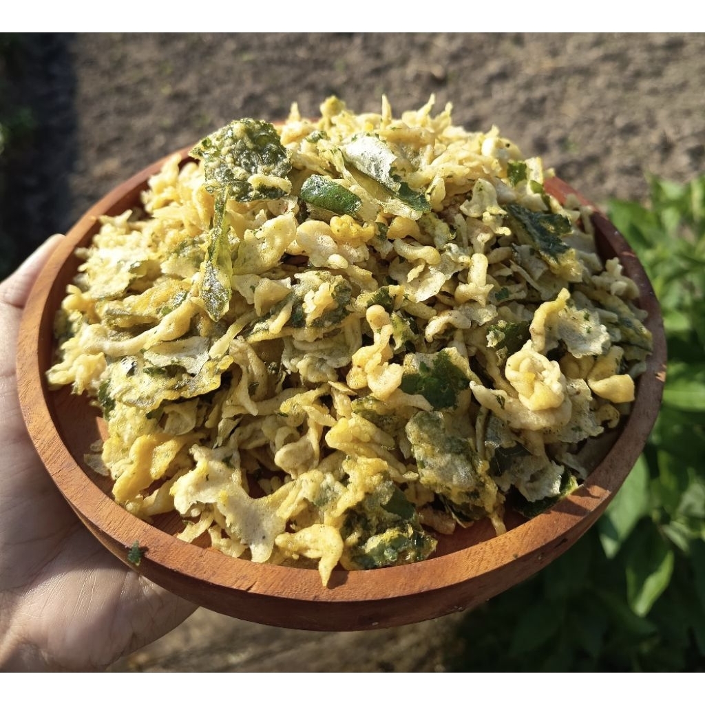 

Remukan Keripik Peyek Bayem 500 Gram