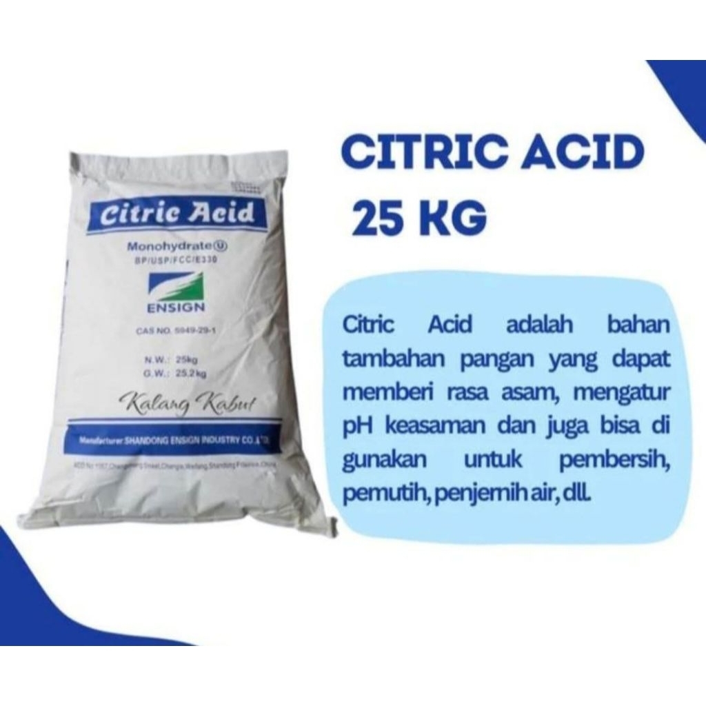 

Original Asam Sitrat / Citric Acid / Sitrun - 1kg