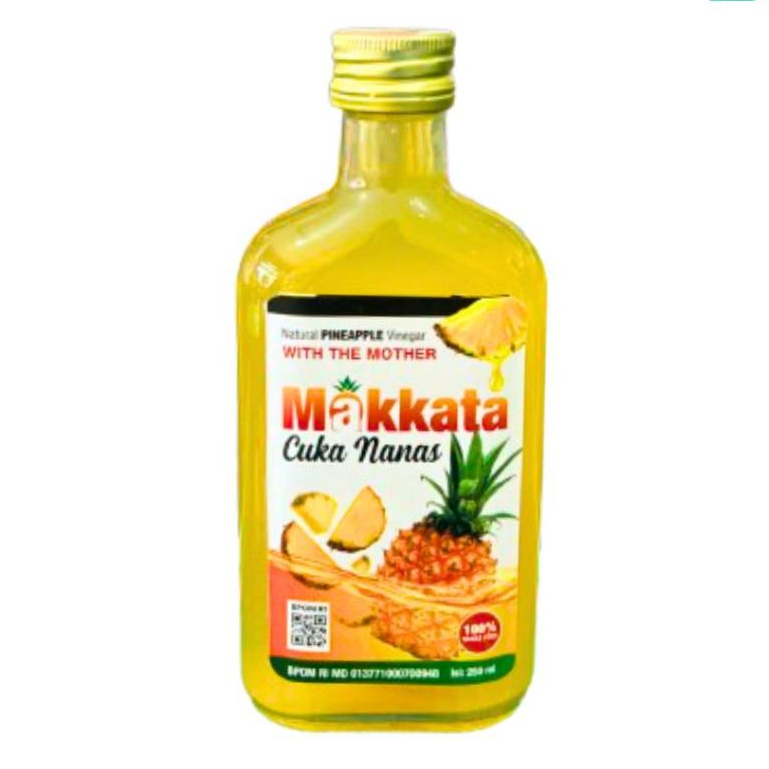 

OBAT KOLESTROL MAKKATA CUKA NANAS Untuk Kesehatan Untuk Semua Usia Original Bpom Isi 250 Ml