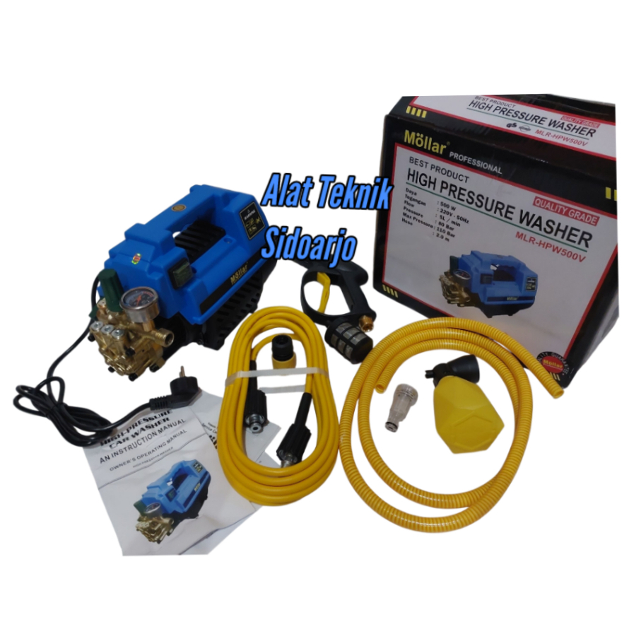 Jet Cleaner Mollar HPW500V With Pressure Control